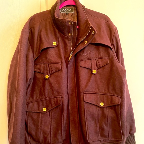 Coogi Men’s Brown Wool Jacket size 3X - Picture 1 of 7